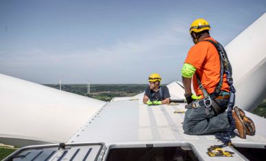 Fall restraint systems are used to prevent a fall while fall arrest equipment is designed to slow an employee if a fall occurs.